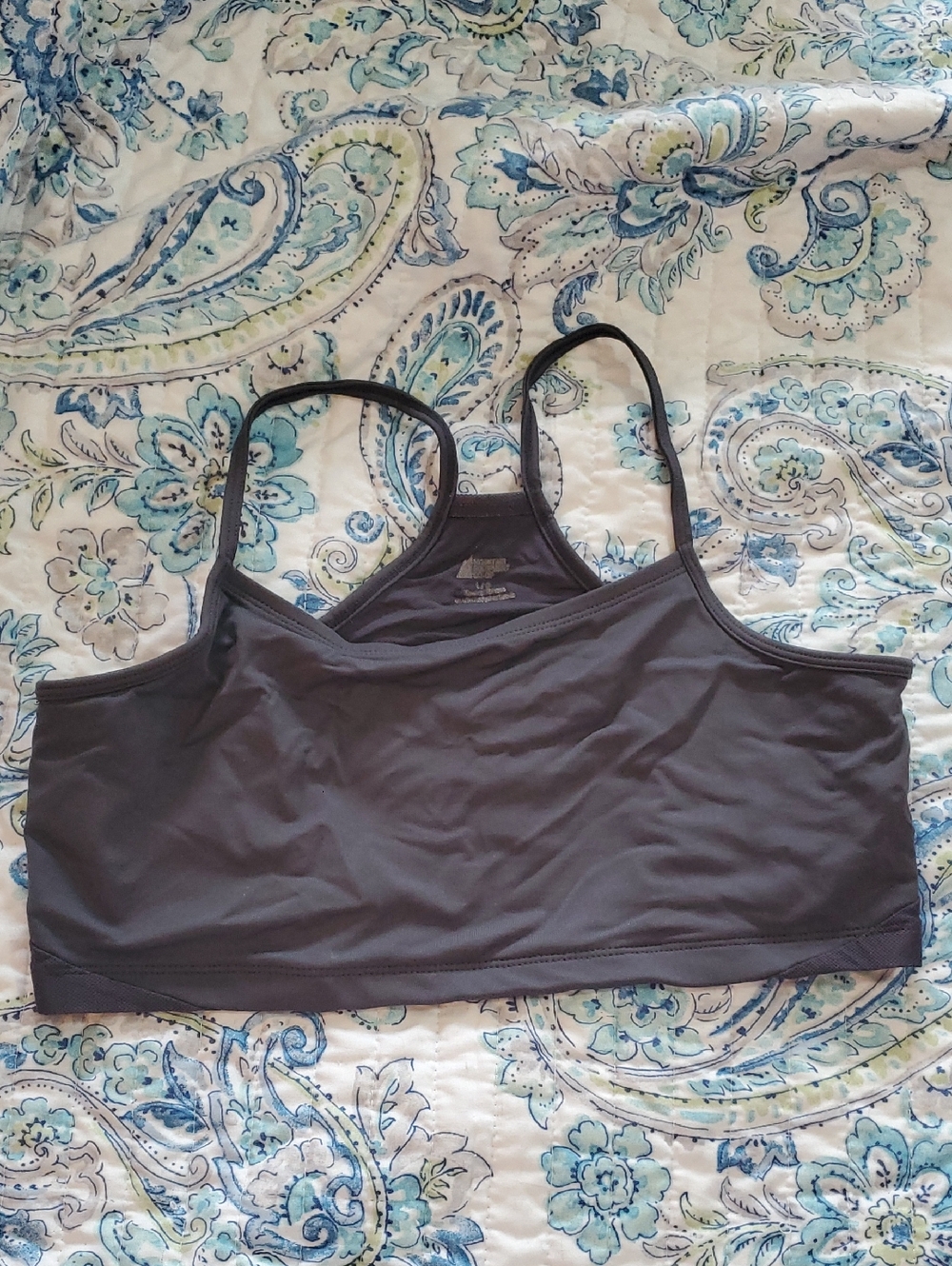 MEC Women's Dark Gray Seamless Shelf Bra Cami